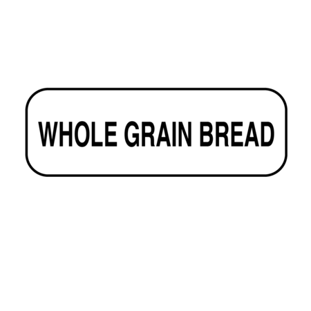 NEVS Whole Grain Bread Label 1/2" x 1-1/2" DIET-211